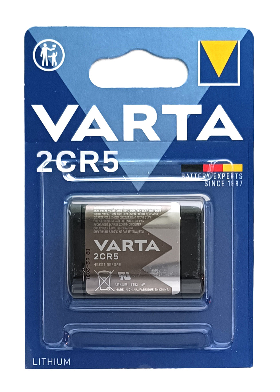 Varta 2CR5 Lithium 6V
